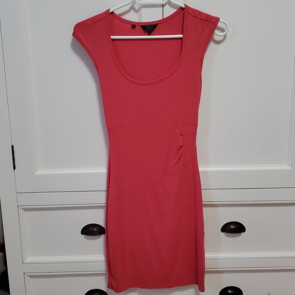 Guess Bodycon Sexy Pink Dress S